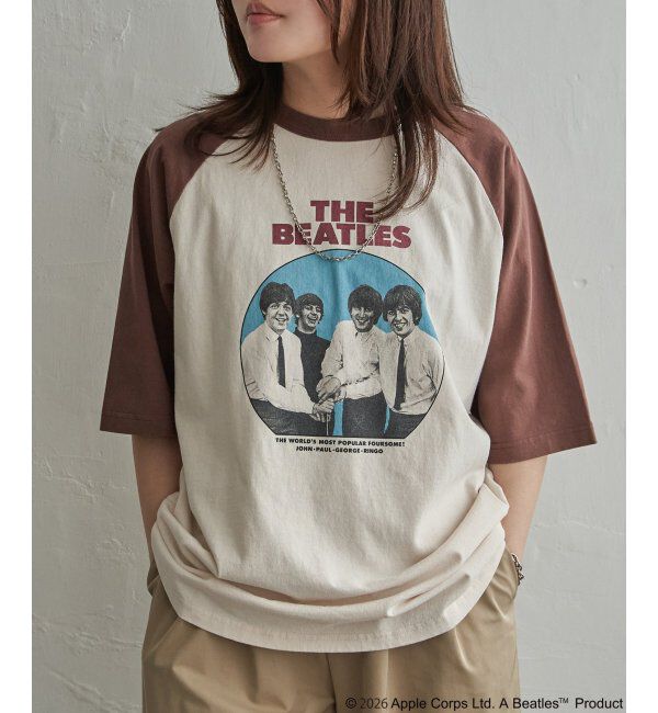 VENCE share style「THE BEATLES ザ ビートルズ レコードラグランTシャツ」|Tシャツ・カットソー|