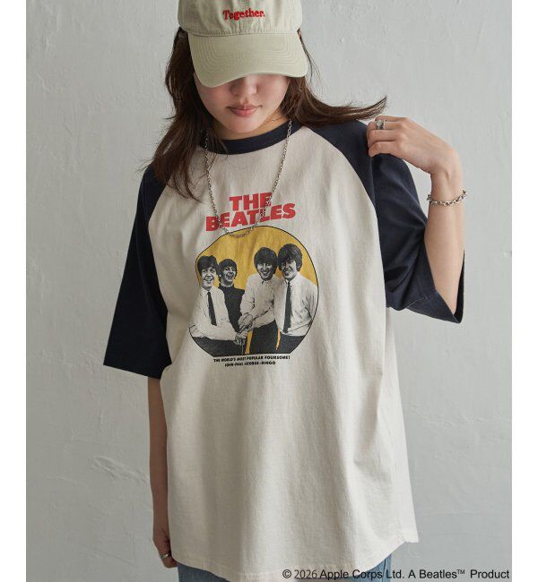 VENCE share style「THE BEATLES ザ ビートルズ レコードラグランTシャツ」|Tシャツ・カットソー|