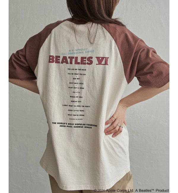 VENCE share style「THE BEATLES ザ ビートルズ レコードラグランTシャツ」|Tシャツ・カットソー|