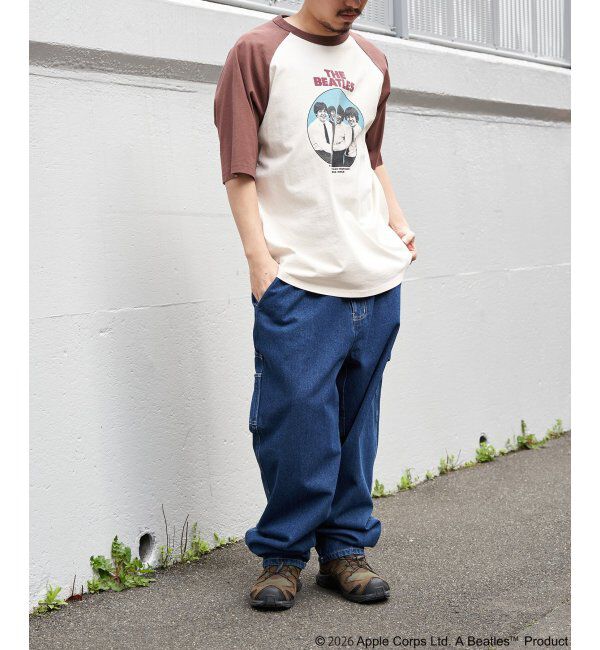 VENCE share style「THE BEATLES ザ ビートルズ レコードラグランTシャツ」|Tシャツ・カットソー|