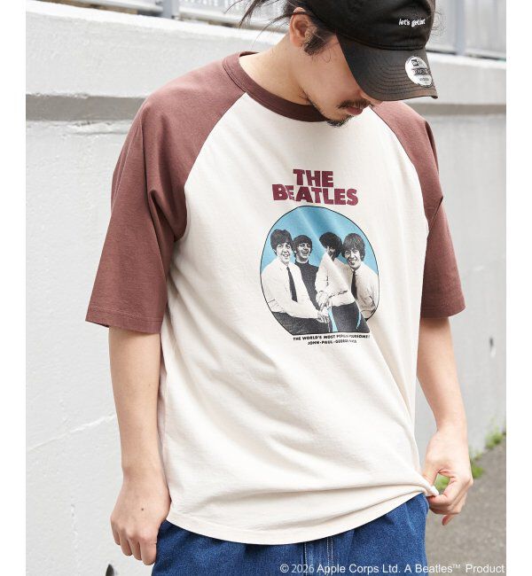 VENCE share style「THE BEATLES ザ ビートルズ レコードラグランTシャツ」|Tシャツ・カットソー|