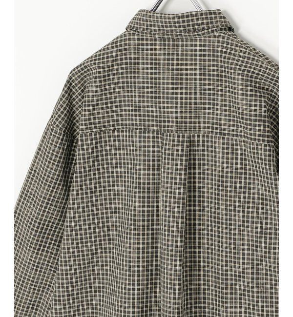 VENCE share style「チェックオーバーサイズPKシャツ」|シャツ・ブラウス|