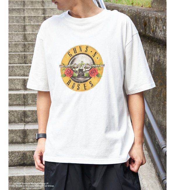 VENCE share style「Guns N' Roses ガンズ・アンド・ローゼズ バンドT」|Tシャツ・カットソー|