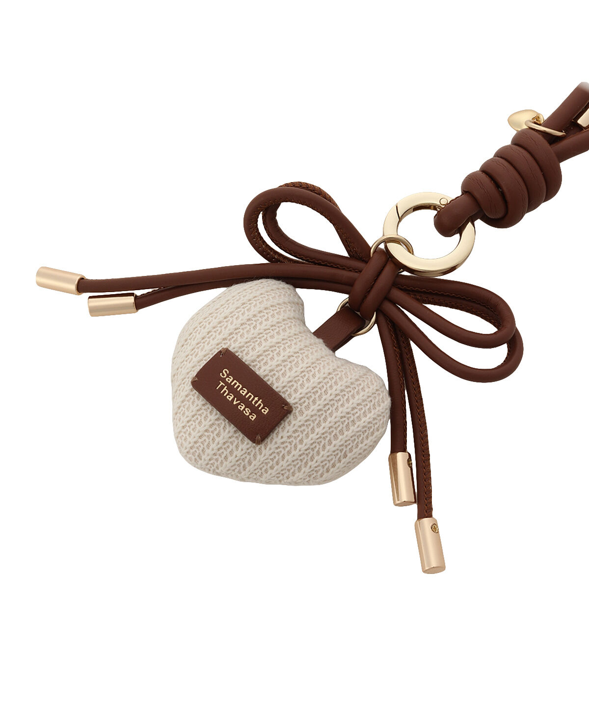 Samantha Thavasa「ハートモチーフリボンバッグチャーム」|チャーム・キーホルダー|