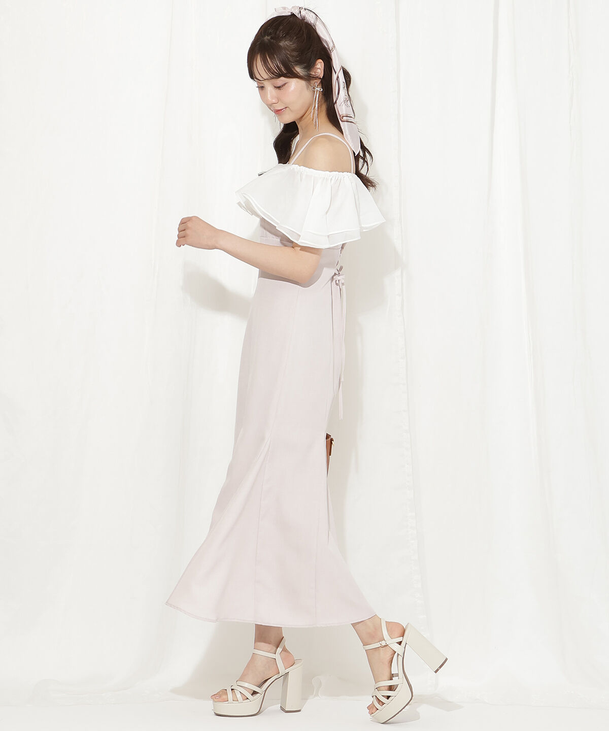 WILLSELECTION「メロウラッフルマーメイドワンピース」|ワンピース|