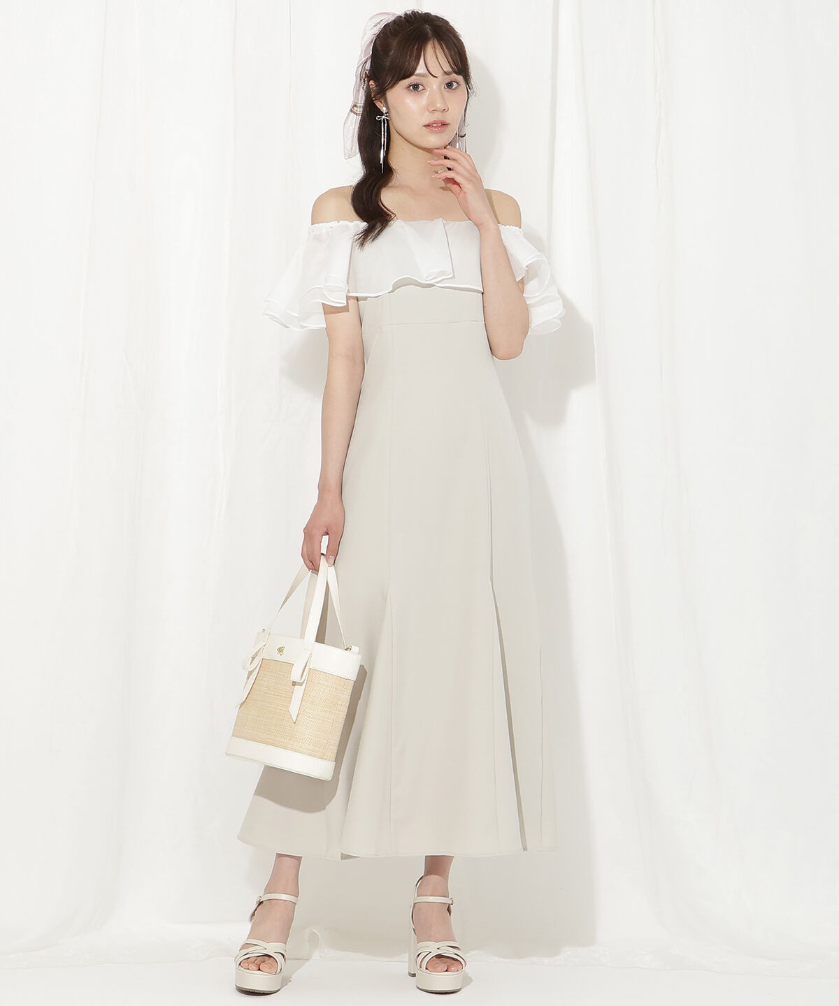 WILLSELECTION「メロウラッフルマーメイドワンピース」|ワンピース|ミント