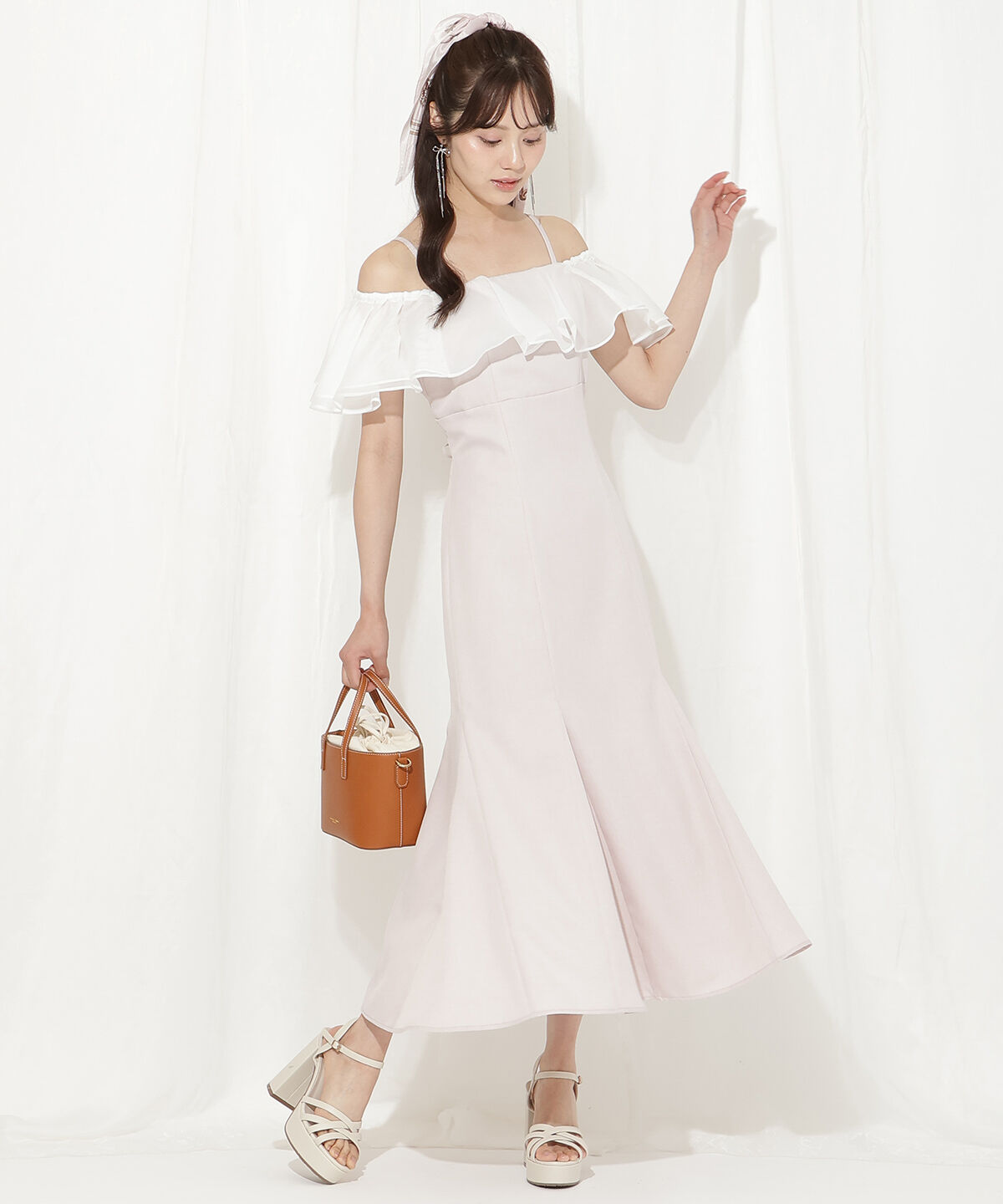 WILLSELECTION「メロウラッフルマーメイドワンピース」|ワンピース|