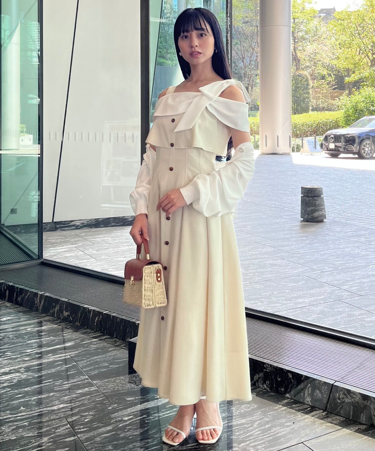 WILLSELECTION「アシメリボンレイヤードワンピース」|ワンピース|