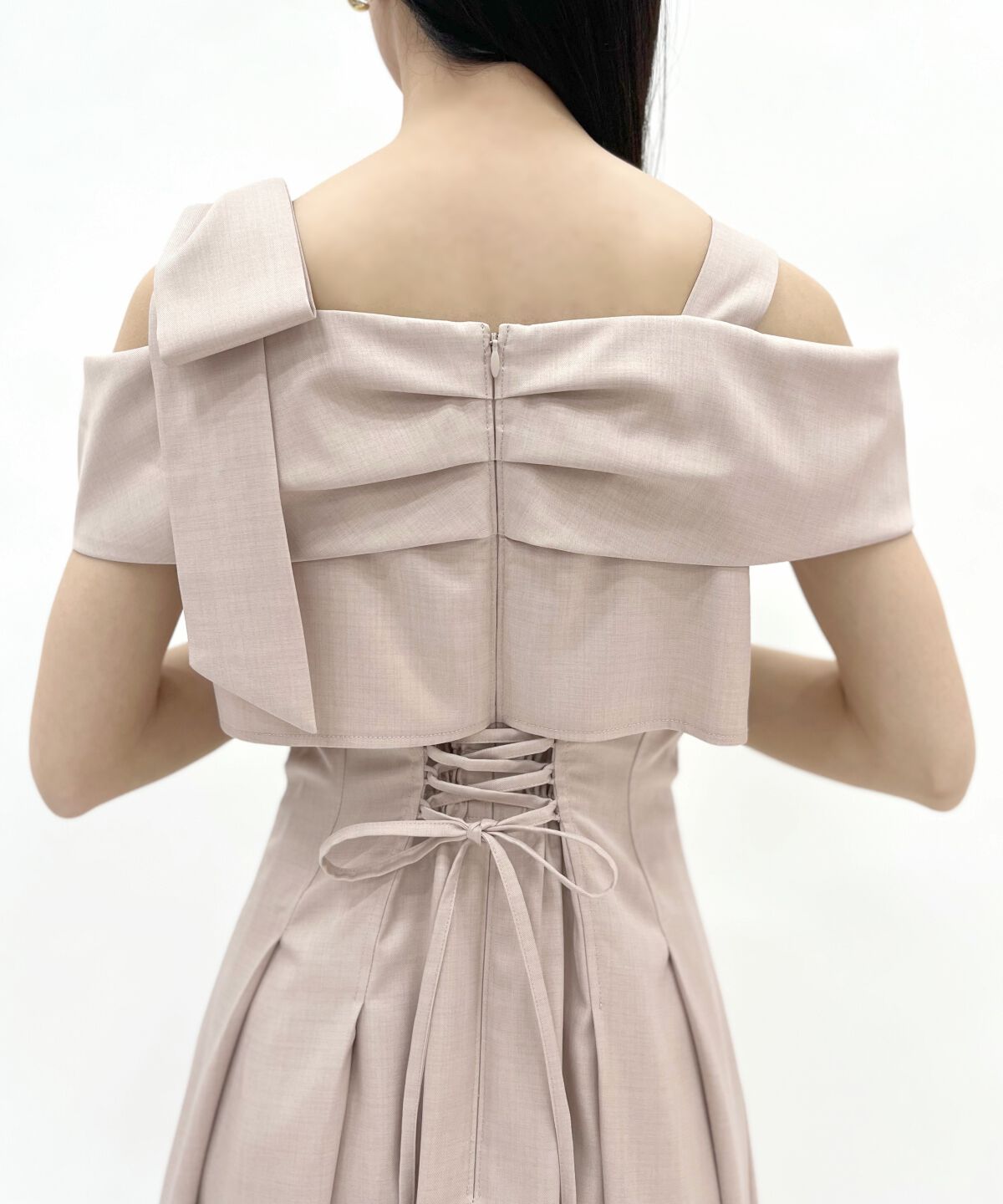 WILLSELECTION「アシメリボンレイヤードワンピース」|ワンピース|