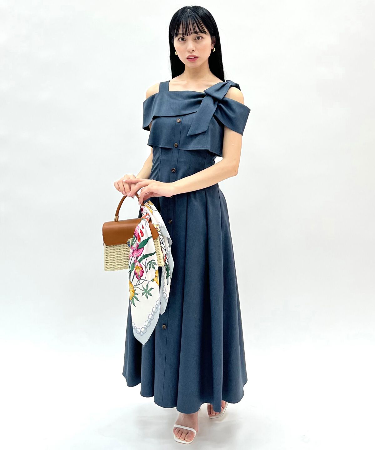 WILLSELECTION「アシメリボンレイヤードワンピース」|ワンピース|