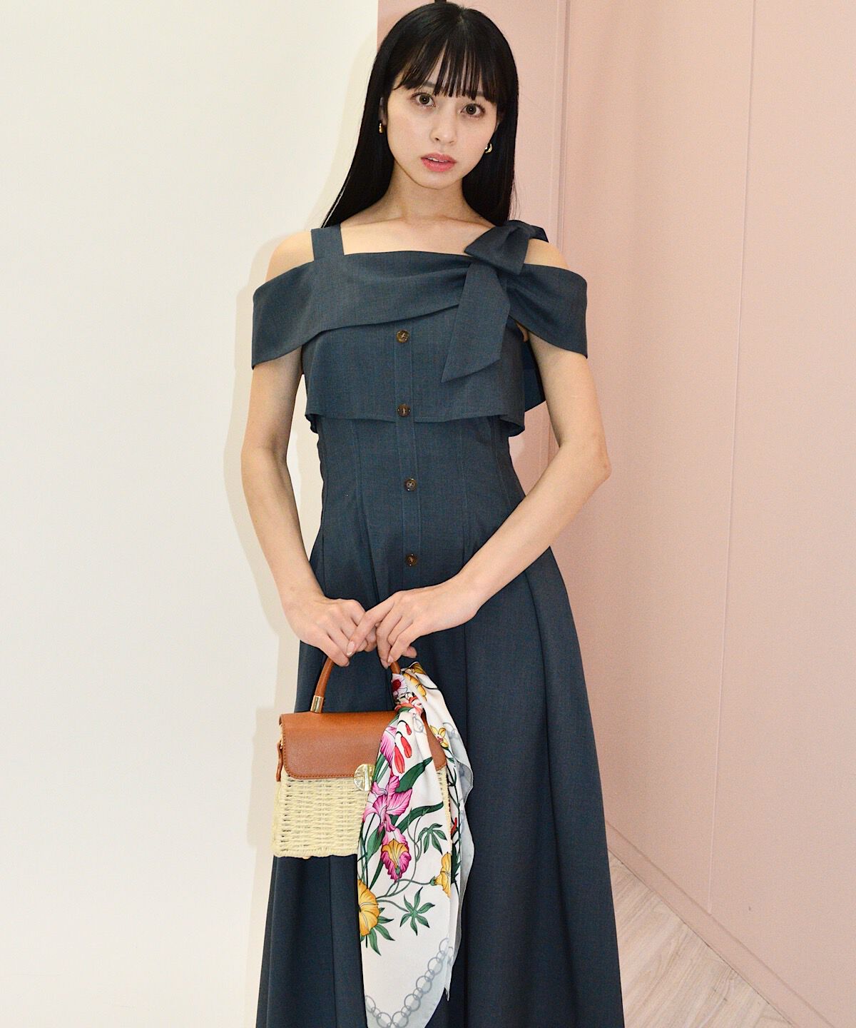 WILLSELECTION「アシメリボンレイヤードワンピース」|ワンピース|