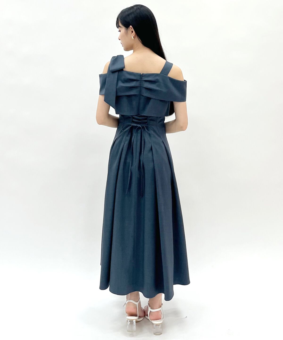 WILLSELECTION「アシメリボンレイヤードワンピース」|ワンピース|