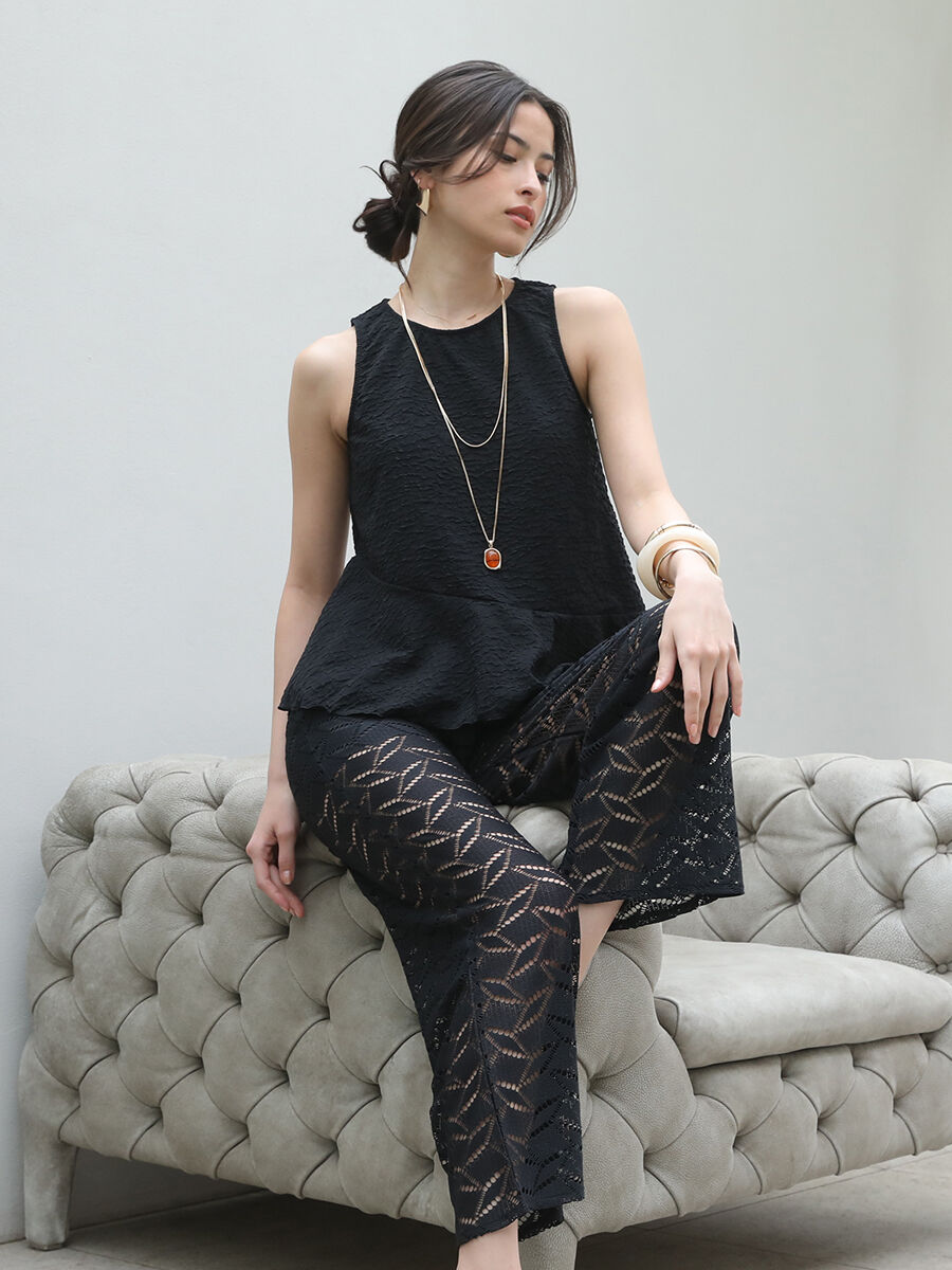 Riberce「ジャガード素材タンクトップビキニ/タンキニ」|ビキニ|