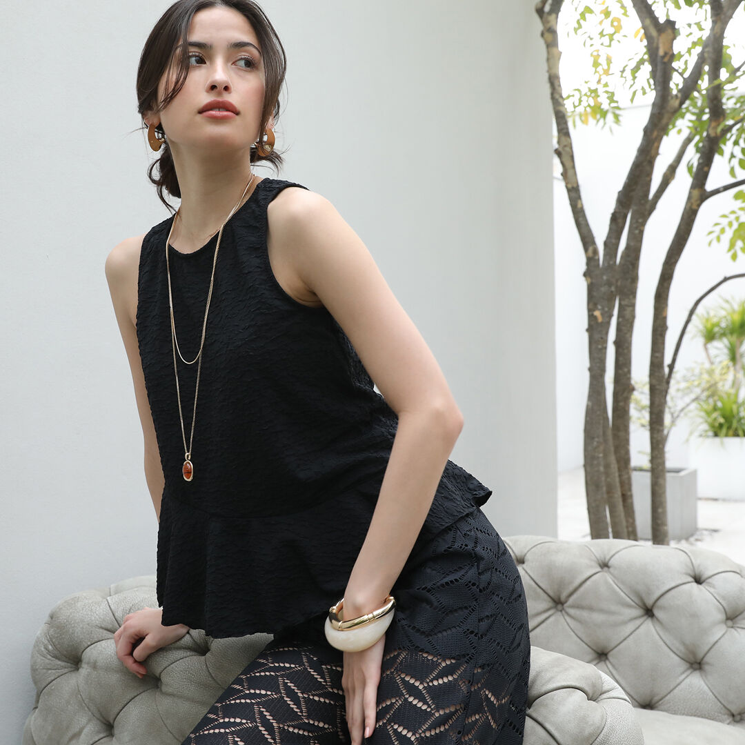 Riberce「ジャガード素材タンクトップビキニ/タンキニ」|ビキニ|