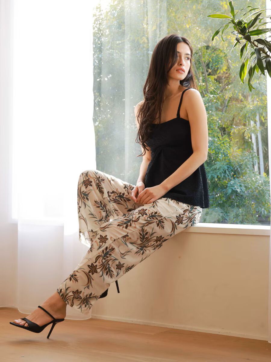 Riberce「ジャガード素材ベアトップキャミソールビキニ/キャミキニ」|ビキニ|