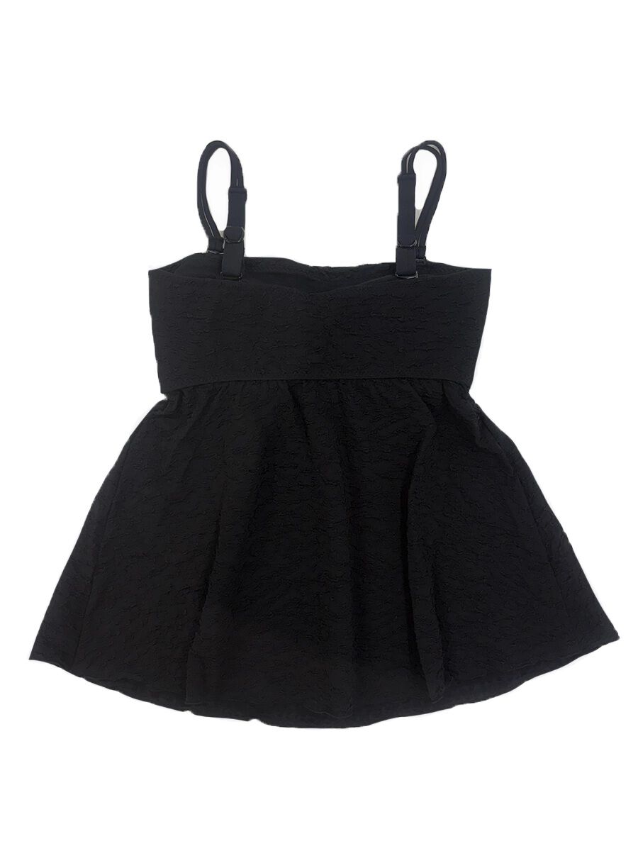 Riberce「ジャガード素材ベアトップキャミソールビキニ/キャミキニ」|ビキニ|