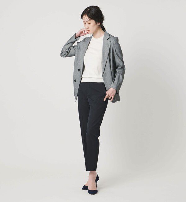 UNITED ARROWS「RIRANCHA ツイル スリムパンツ ‐ウォッシャブル‐」|スラックス|