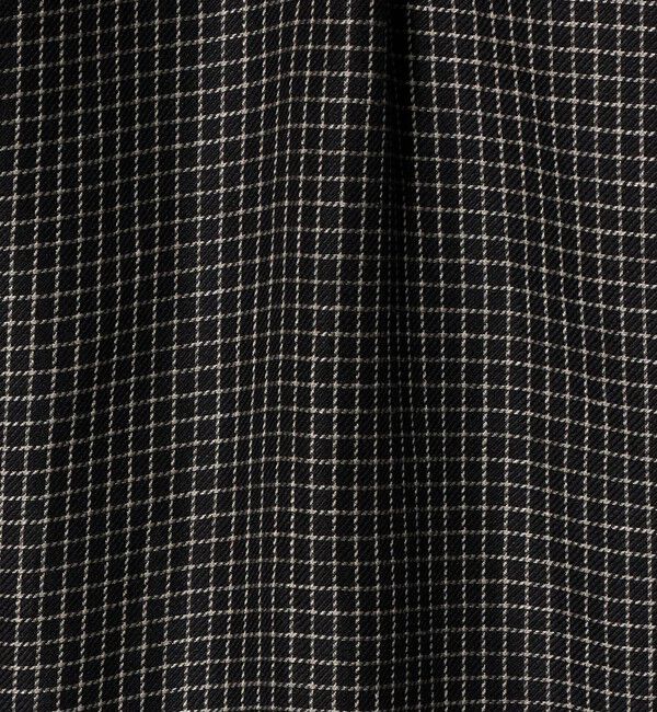 UNITED ARROWS「リネン/ナイロン チェック ユーティリティシャツ」|シャツ・ブラウス|