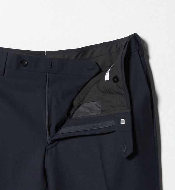 UNITED ARROWS「トロピカル サイドエクステンド ノープリーツ スラックス COMFORT EASY‐MODEL ウォッシャブル タテヨコス」|スラックス|