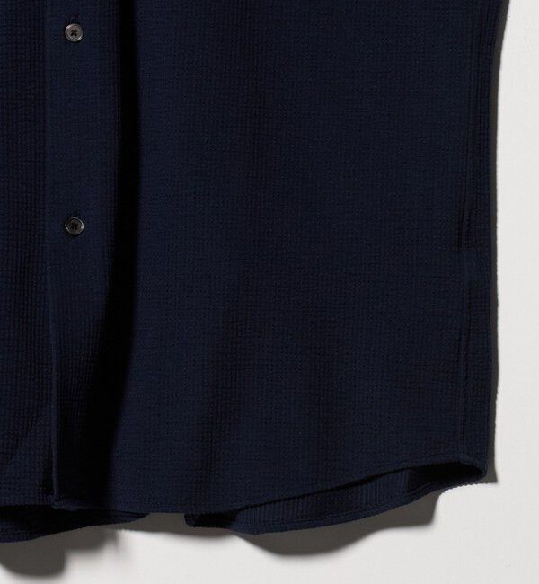 UNITED ARROWS「シアサッカー ショートスリーブ ボタンダウン シャツ COMFORT EASY―MODEL 抗菌防臭」|シャツ・ブラウス|