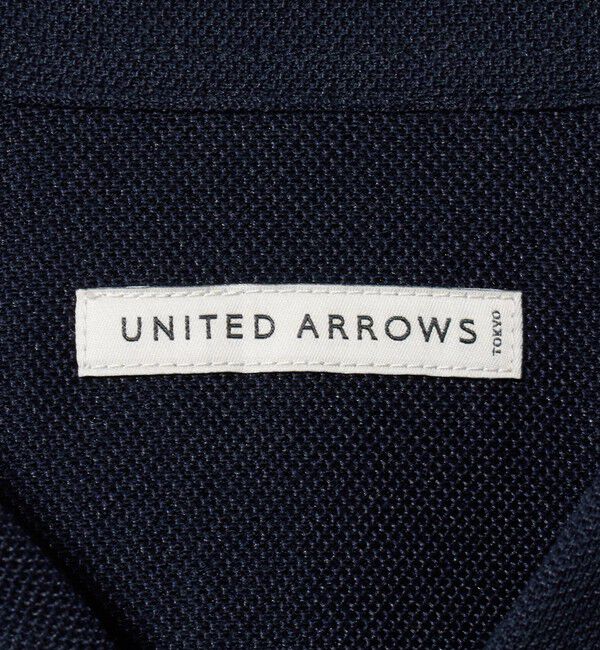 UNITED ARROWS「カノコ ワンピースカラー ポロシャツ COMFORT EASY-MODEL 抗菌防臭」|ポロシャツ|