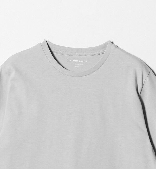 UNITED ARROWS green label relaxing「LONG FIBER COTTON クリア クルーネック 半袖 Tシャツ」|Tシャツ・カットソー|