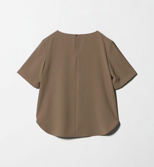 UNITED ARROWS green label relaxing「クルーネック ショートスリーブ ブラウス マシンウォッシャブル UVカット」|シャツ・ブラウス|