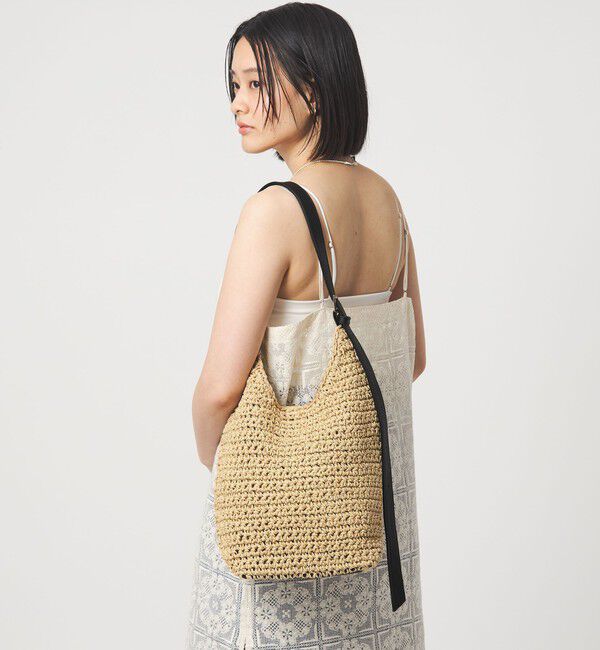 UNITED ARROWS green label relaxing「ペーパーコード ショルダーバッグ」|かごバッグ|