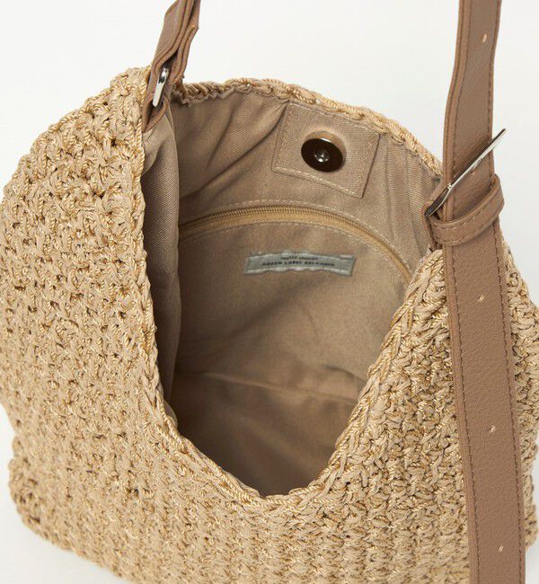 UNITED ARROWS green label relaxing「ペーパーコード ショルダーバッグ」|かごバッグ|