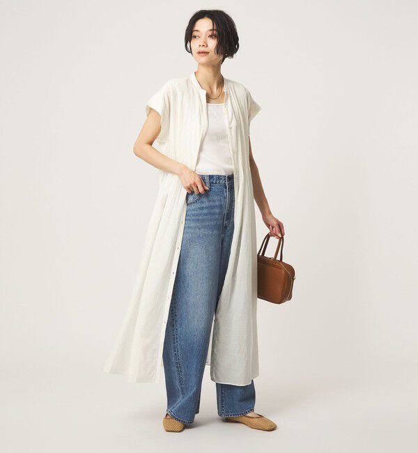 UNITED ARROWS green label relaxing「マイクロ ピンタック ワンピース」|ワンピース|