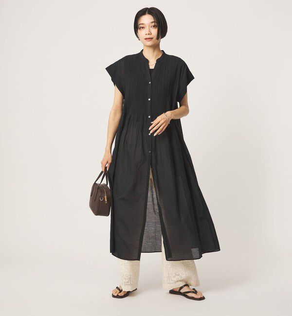 UNITED ARROWS green label relaxing「マイクロ ピンタック ワンピース」|ワンピース|