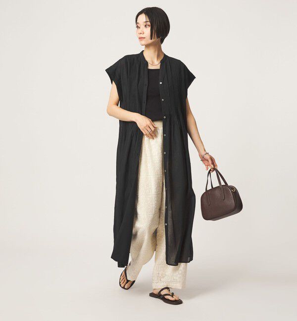 UNITED ARROWS green label relaxing「マイクロ ピンタック ワンピース」|ワンピース|