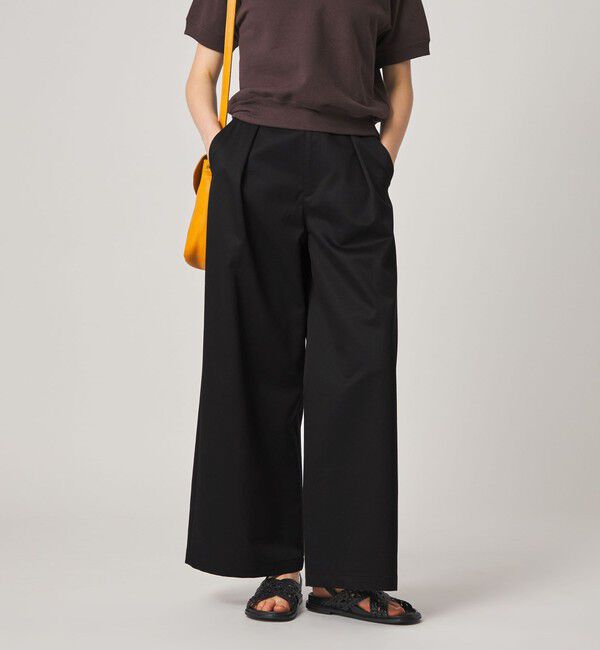 STEVEN ALAN「＜Steven Alan＞タック チノ ワイド トラウザー」|チノ|