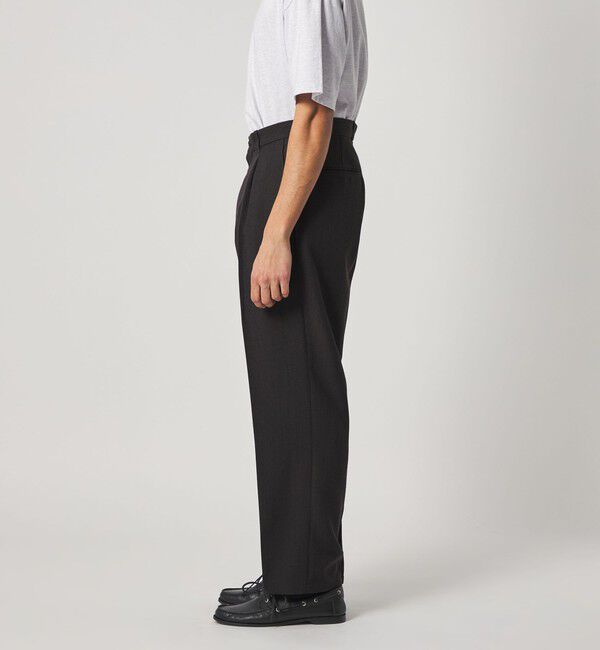 STEVEN ALAN「＜Steven Alan＞ P/LN アウト ワンプリーツ スラックス」|スラックス|