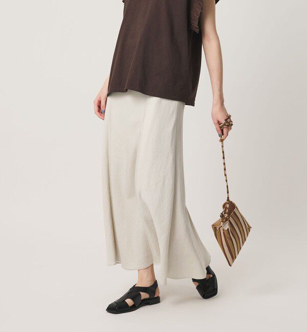 BEAUTY&YOUTH UNITED ARROWS「麻ブレンド バイアス フレアスカート ウォッシャブル」|フレア|