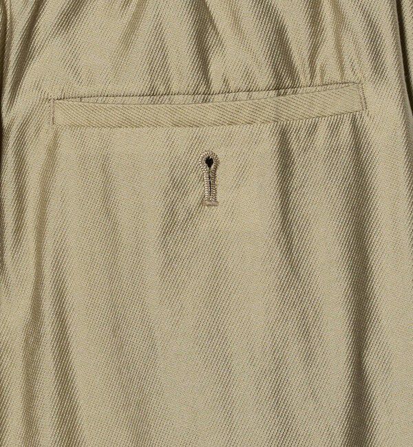 BEAUTY&YOUTH UNITED ARROWS「セルロースナイロン ツイル タック ワイドパンツ ウォッシャブル」|その他|