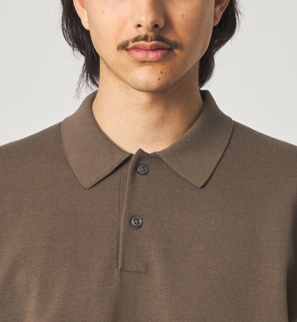 STEVEN ALAN「＜Steven Alan＞ ハイツイスト  ニット ショートスリーブ ポロシャツ」|ニット・セーター|