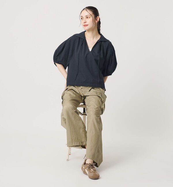 BEAUTY&YOUTH UNITED ARROWS「コットン麻 スキッパー チュニック ウォッシャブル」|チュニック|