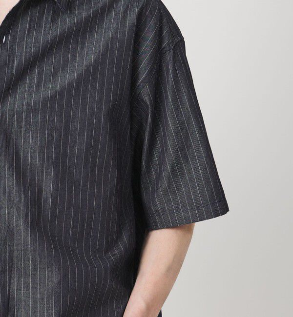 MONKEY TIME「4オンス ストライプ デニム シャツ」|シャツ・ブラウス|