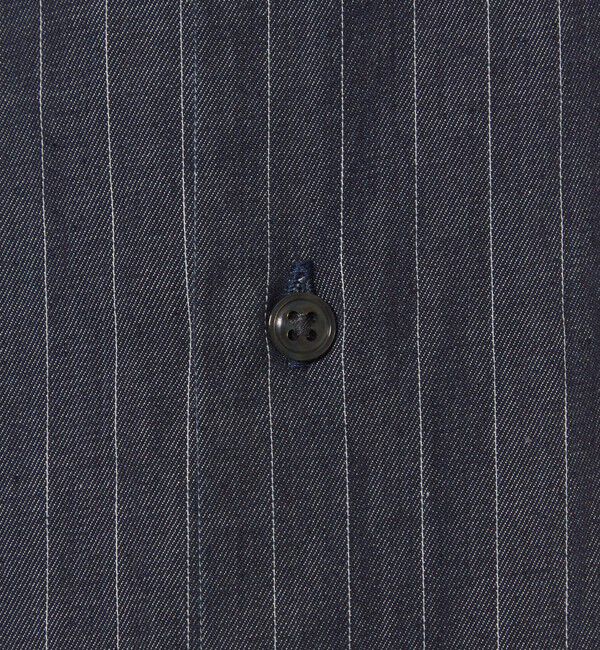 MONKEY TIME「4オンス ストライプ デニム シャツ」|シャツ・ブラウス|