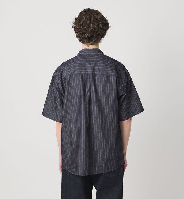 MONKEY TIME「4オンス ストライプ デニム シャツ」|シャツ・ブラウス|