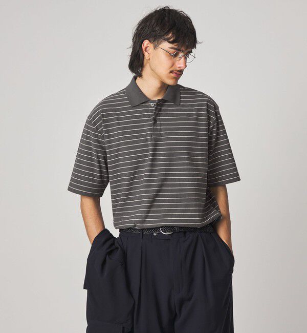 STEVEN ALAN「＜Steven Alan＞ ツイスト ボーダー ポロシャツ」|ポロシャツ|