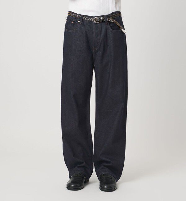 MONKEY TIME「ライトオンス リジッド デニム ルーズ レギュラー パンツ」|チノ|