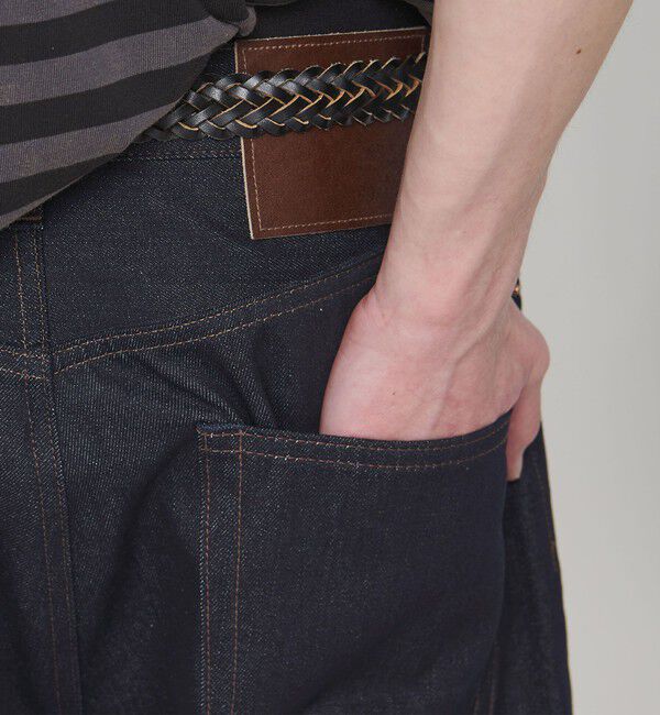 MONKEY TIME「ライトオンス リジッド デニム ルーズ レギュラー パンツ」|チノ|