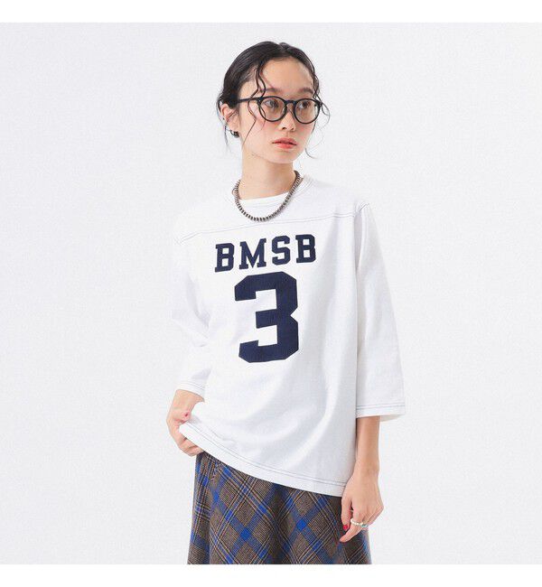 BEAMSBOY「テンジク フットボール 3/4 Tシャツ ＜定番 / 着回し力抜群＞」|Tシャツ・カットソー|