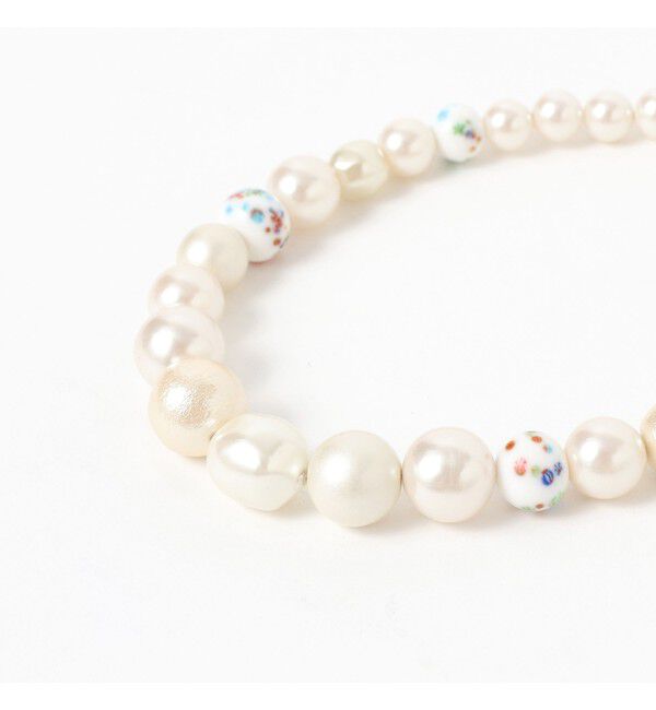 Ray BEAMS 「ミックス パール ビーズ ネックレス」|ネックレス|