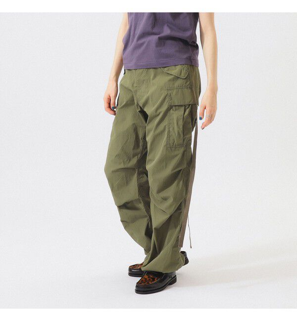 BEAMSBOY「ナイロン ポプリン ミリタリー パンツ」|チノ|