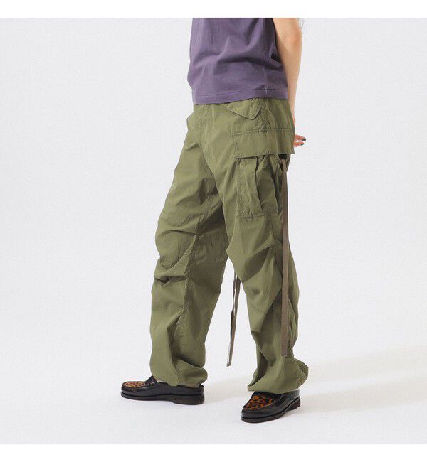 BEAMSBOY「ナイロン ポプリン ミリタリー パンツ」|チノ|