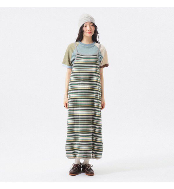 BEAMSBOY「マルチボーダー ワンピース」|ワンピース|