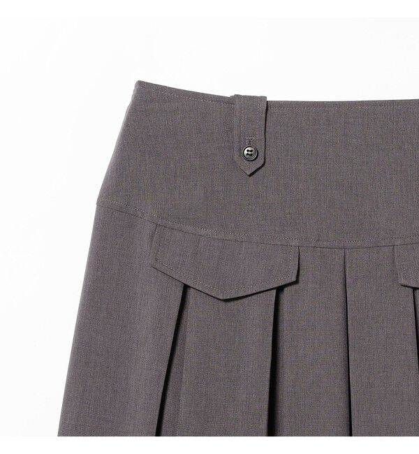 Ray BEAMS 「ボックス プリーツ ミディ スカート」|スカート|